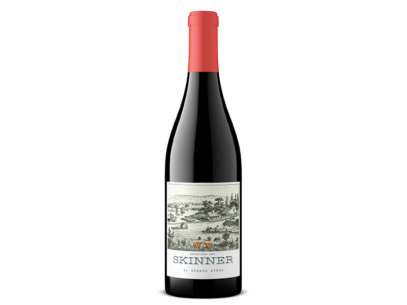 One Bottle of Skinner Red wine El Dorado Syrah